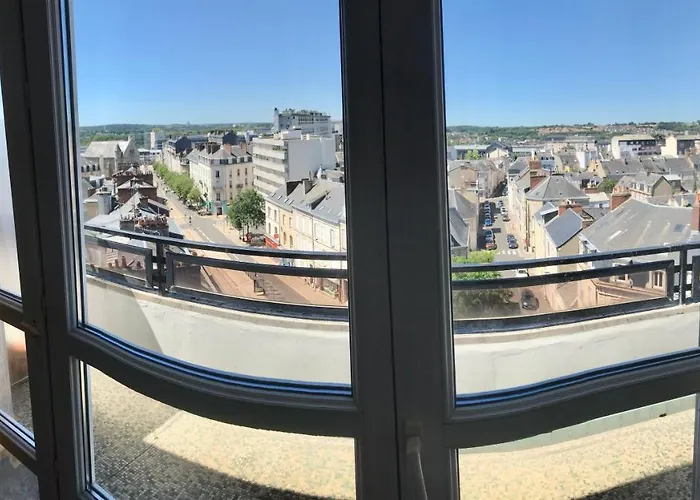Appart Gare TGV vue panoramique sur la ville